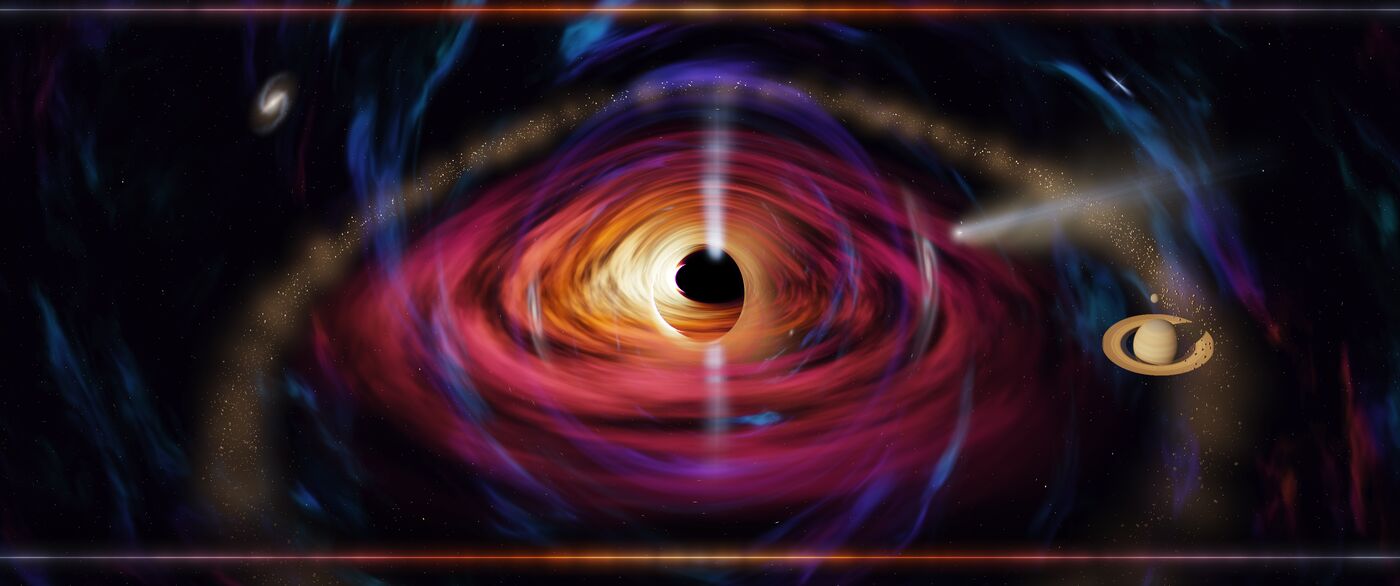 Still from the app, preset Star System.